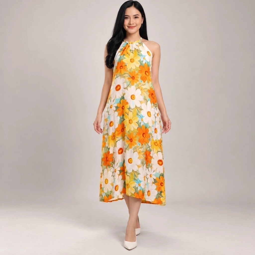 Daster Dress Midi FOUR LIV — foto 7